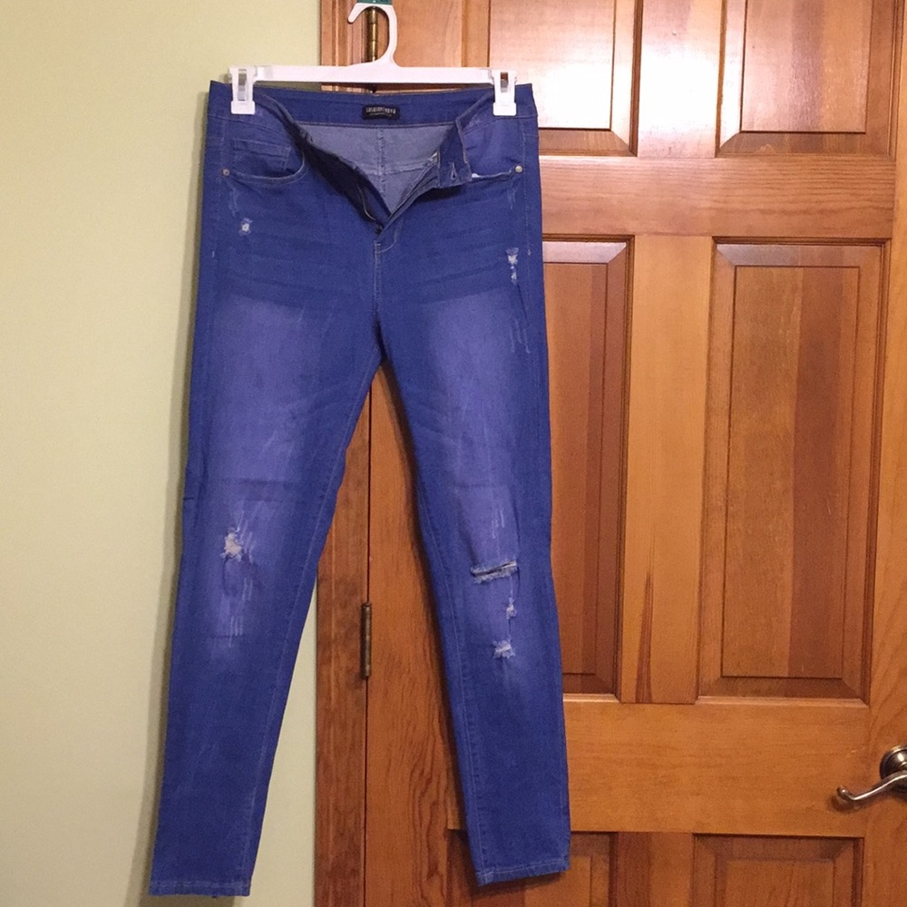 Light blue jeans